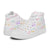 Rainbow Boob Collage Women’s High Top Canvas Shoes